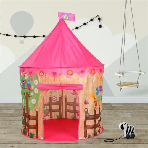 Explosive Childrens Tent Cartoon Flower Bird Tree Fence Ocean Wave Ball Pool Yurt Kids Tent Houses for Kids Foldable Tent