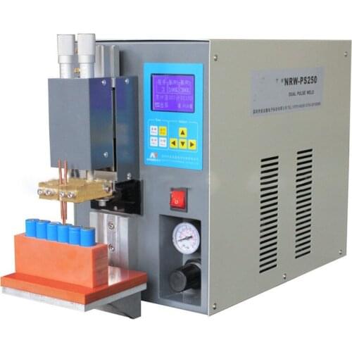 Battery spot welder Pneumatic high efficiency Double pulse 220V PS250