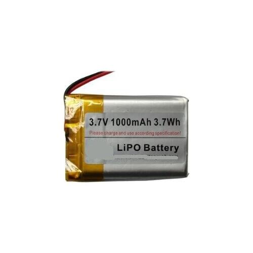 Free shipping 2pcs/lot 523450 1000mAh 3.7V polymer lithium battery li-ion rechargeable battery