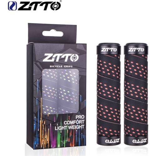 1Pair ZTTO Handlebar Grips sponge Durable Shock-Proof Anti-Slip grips for MTB Mountain Bike Folding Bicycle Fixed Gear BMX