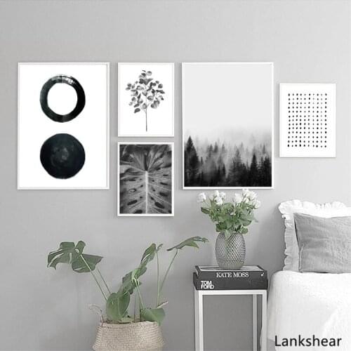 Modern Room Decor Contemporary Wall Art Canvas Painting Botanical Print Minimalist Wall Pictures Bedroom Home Decoration