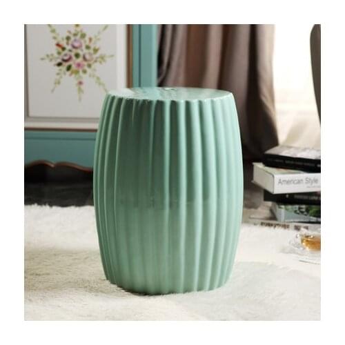 Modern Minimalist European Home Decoration Stools Living Room Ceramics Drums Stools Pavilions and bathroom red porcelain stool