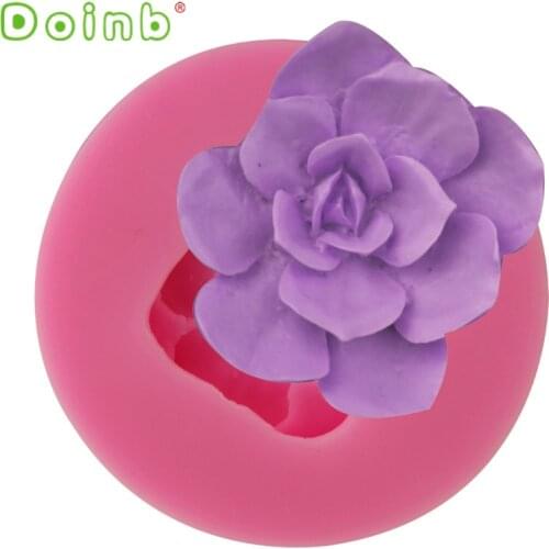 Succulent Plants Flower Fondant Mold Silicone Mould DIY Sugarcraft Cake Decorating Tools