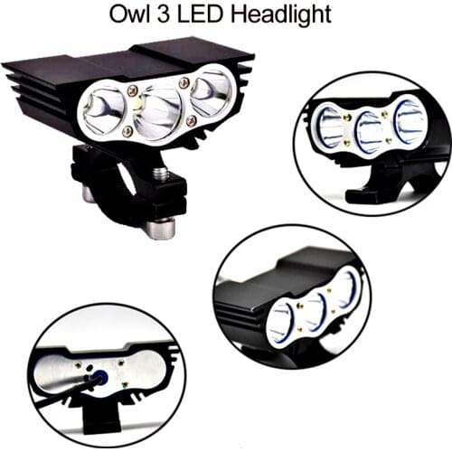 Motorcycle Led Headlights Work Lights 12V 6500k Motorbike Headlamps Scooter Lamp Spot Driving Auxiliary Head Lights Spotlights