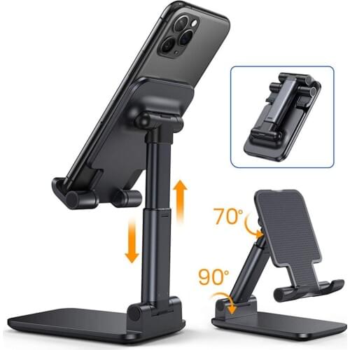 Universal Portable Mobile Phone Holder Desktop Stand Foldable Extend Smartphone Mount Support Table Holder Stand Desk Adjustable