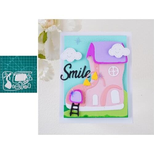 YaMinSanNiO Cute Shoes House cloud Metal Craft Dies Cutting For Diy Scrapbooking Paper Stencils New Embossing Dies 2021 Die Cut