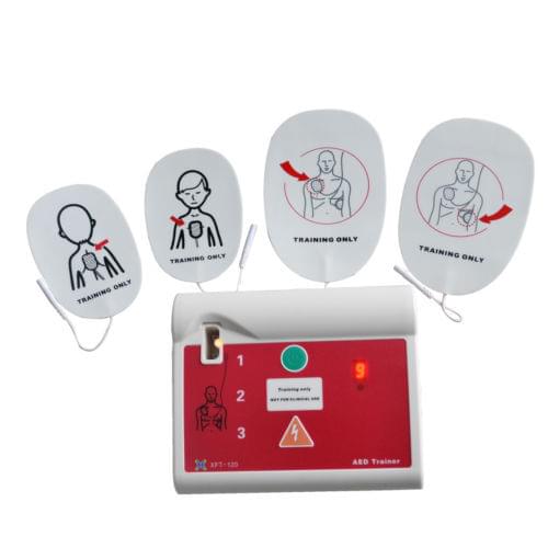 1set XTF-120C AED Trainer With Greek and English Voice Teaching Training Machine For First Aid Common Skill Inspection