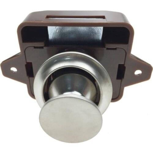 10pcs/lot Car Push Lock 26mm RV Caravan Boat Motor Home Cabinet Drawer Latch Button Locks for Furniture Hardware