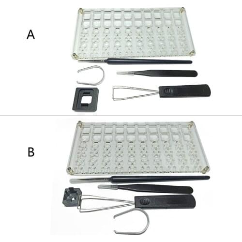 6pcs Keyboard Lube Station Keycap Puller Remover Mechanical Keyboard Key Switch Stem Holder for Gateron Kailh MX Switch