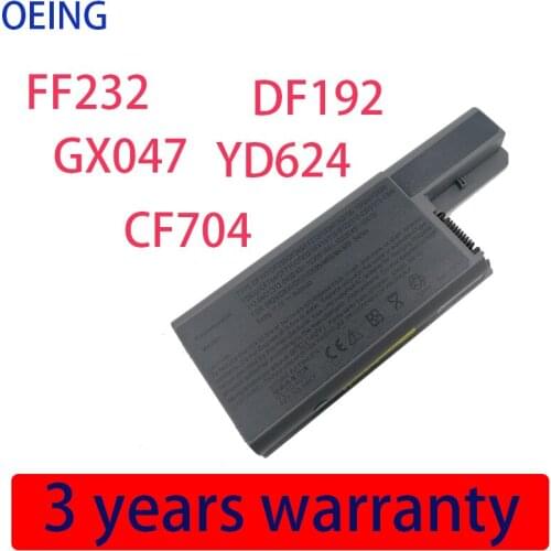 4400mAh Laptop Battery For Dell D820 D830 DF192 DF230 DF249 D531 312-0402 312-0538 451-10308 451-10309 CF623 CF704 CF711 GX047