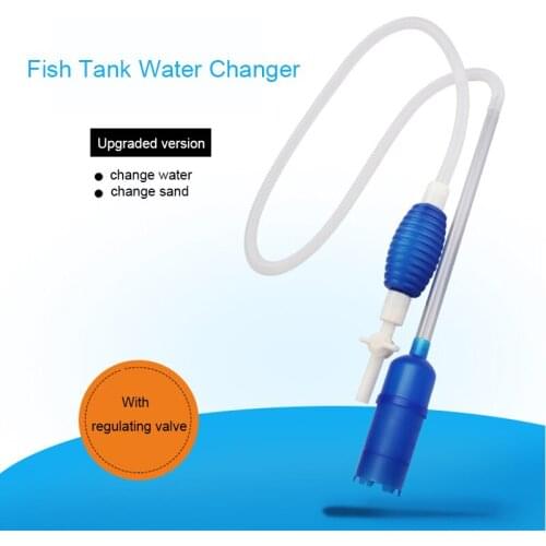 Aquarium Fish Tank Vacuum Gravel Water Filter Cleaner Siphon Pump Manual Cleaner Pump Safe Vacuum Aquarium Water Changer