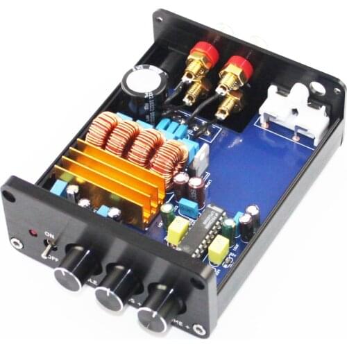 KYYSLB 2019 Mini TPA3116+LM1036 Tone Digital Amplifier HIFI Home Amplifier Desktop Audio Fever 50W*2 Mini Amplifier