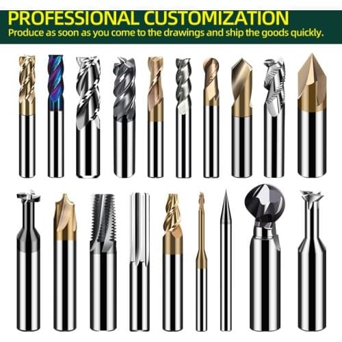 Milling Cutter Alloy Coating Tungsten Steel Tool Cnc Custom Milling Cutter Metal Milling Cutter Kit Top Milling Machine Endmil