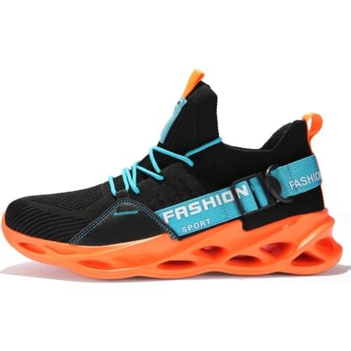 Sneakers Men Mesh Breathable Running Sport Shoes Unisex Light Soft Thick Sole Hole Couple Shoes Athletic Sneakers Women Shoes