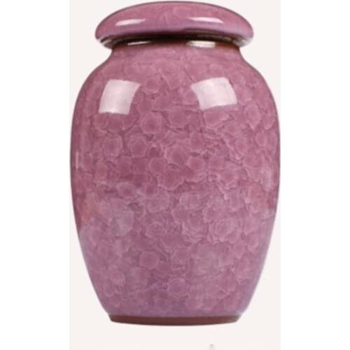 Small Concise Ceramic Ice Crack Tea Box Mini Storage Containers Tea Jar Sealed Tea Candy Tea Accessories