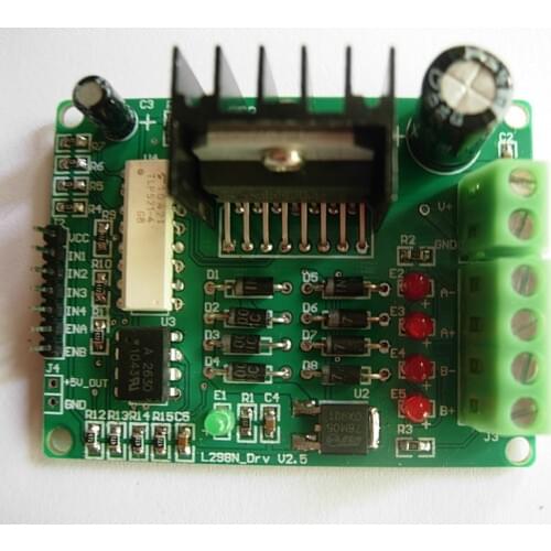 L298N DC stepper motor drive module ,robot parts ,6 optocoupler isolated