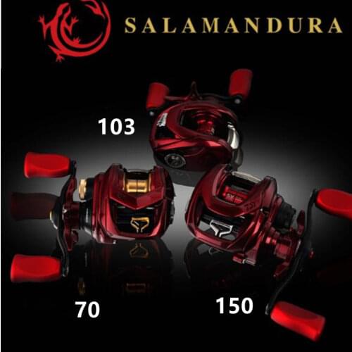 Original 2021 New DAIWA SALAMANDURA SV TW 103 150 Low Profile Baitcasting Fishing reel 190g 7+1BB 2CRBB