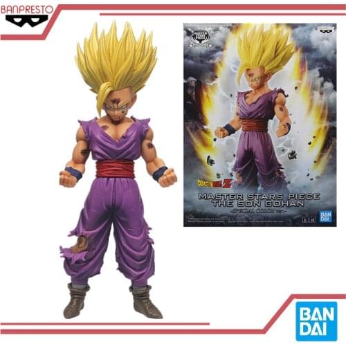 BANDAI Banpresto Original Dragon BallZ FES Character Son Gohan Garage Kit 23CM PVC Model Ornaments Children Toy Gifts