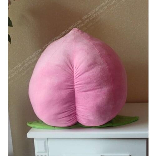 Cute pink peach plush toy large 50cm soft throw pillow birthday gift 0614