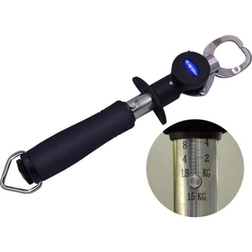 Top Quality Stainless Steel Fish Clamp Control Device Fishing Lip Grip Holder Grabber Pliers With Weight Scale Kit Fishing Tools