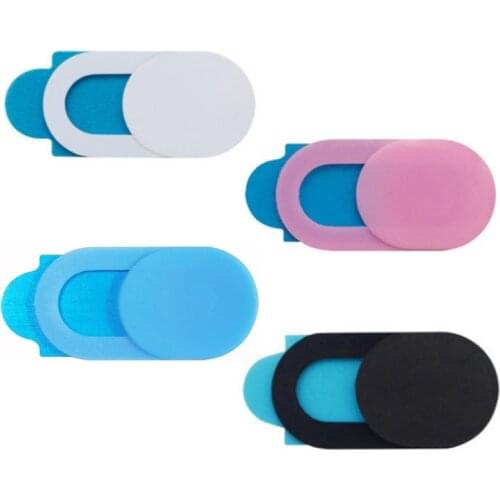 10 Pcs/set Ultra Thin Lens WebCam Cover Shutter Slider Plastic Camera Cover For Ipad Phone PC Laptop Lens Privacy Sticker 18*9mm