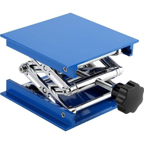 4'x4' Aluminum Router Lift Table Woodworking Engraving Lab Lifting Stand Rack Lift Platform Woodworking Benches Lifter