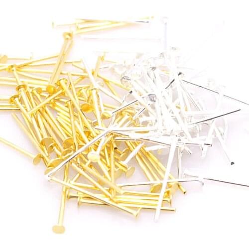 400 Pcs/Lot Jewelry Making Supplies Flat Head Pins Needles Diy Handmade Jewelry Accessories Earrings Headpins Findings
