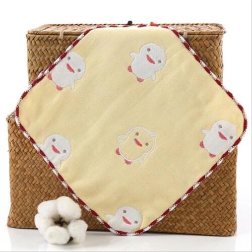 6 Layers Gauze Baby Bibs Boy Girl Bandana Water Absorb Bib Burp Cloth Cotton Cartoon Baby Scarf Burp Baby Accessories