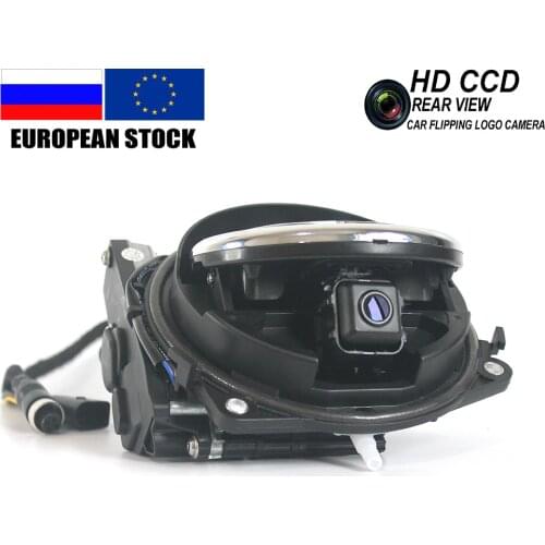 Car Flip Logo Reverse Camera for VW Golf 6 MK6 MK7 Passat B6 CC B7 B8 Golf 7 Auto VW Flipping Emblem Rear View Camera WaterProof