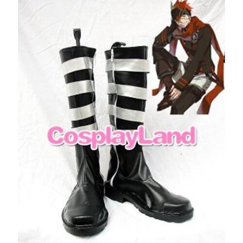 D Gray-Man Lavi Rabi Cosplay Boots Shoes Anime Party Cosplay Show Boots Custom Made for Adult Men Shoes