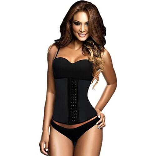 Colors Latex Solid Women Slimming Corset Steel Bones Waist Trainer Ladies Cupless Body Boned Shapewear Bustier Underbust W582839