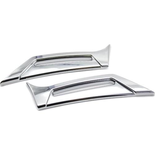 For Honda 2012-2017 Goldwing GL1800 Audio Comfort Motorcycle Chrome Fairing Intake Scoops