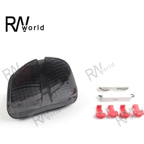 FOR SUZUKI GSX-R 600 750 2005-2007 2006 Motorcycle LED Taillight Turn Signal Light Brake Lamp 3-IN-1 GSXR600 GSXR750 GSX-R750