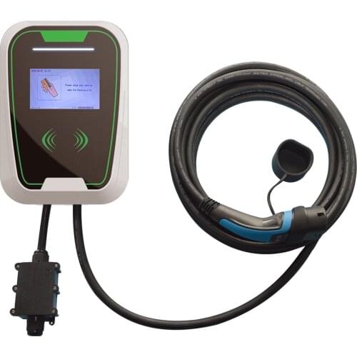 Electric car battery charger for charging station