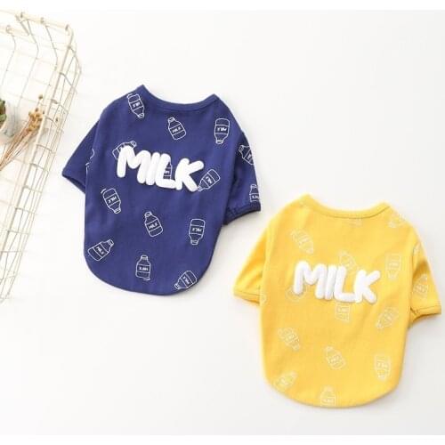 Korean Style Dog Tshirt for Small Medium Dogs Schnauzer Vest Shih Tzu Clothes Bulldog Clothing Ropa Perro Autumn Pets Costume