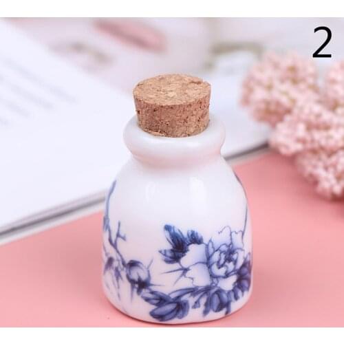 DIY Nail Art Tools Peony/Magpie Mini Ceramic Glass Dappen Dish Bowl Cup With Wood Lid Acrylic Liquid Glitter Powder Bottle