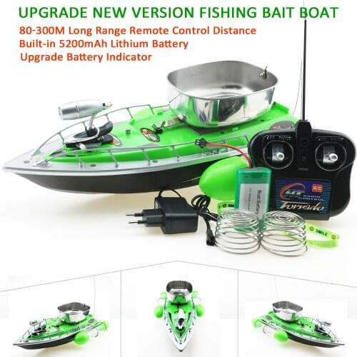 Fishing Bait Boat RC Bait Boat 80-300m Long Distance Remote Control Fishing Lure Feeder Carrier Thrower Speedboat Max 40km/h