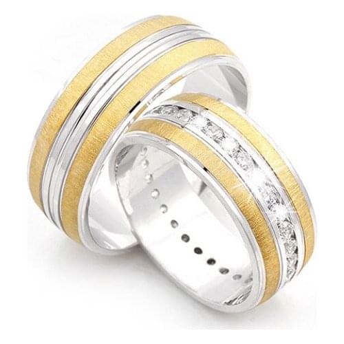 Couple Wedding Ring Sterling Silver 925 Woman And Man Luxury Jewelry Bands Engagement Anniversary Anatolian Civilization Models