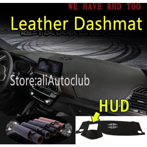 For BMW X3 G01 / for BMW X4 G02 2018 2019 2020 2021 Leather Dashmat Car Styling Covers Dash Mat Dashboard Cover Carpet