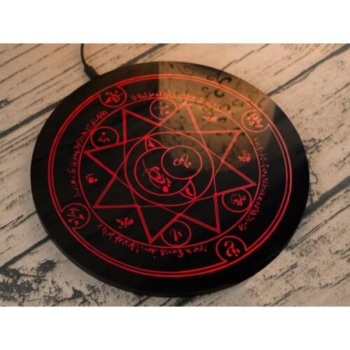 Creative Gifts Round Luminous Platform Customized Micro USB Bear Model Tactical Deployment of Troops Bright Base