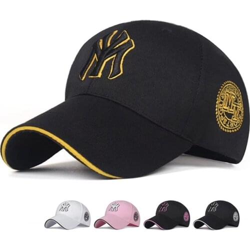 Summer Sunscreen Baseball Cap Sports Sun Hat Men and Women Outdoor Fishing Unisex Embroidery Elasticity Adjustable