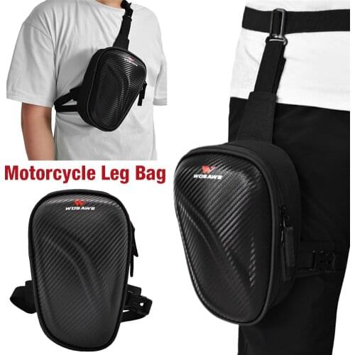 Motorcycle Drop Leg Bag Waist Hip Belt Fanny Pack Motorcycle Bag Outdoor Casual Waist Bag Rider Outdoor Waist Pocket Motocross