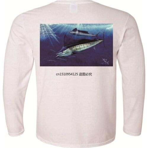Mens Top Quality Quick-Dry Moisture-wicking Sun Protection Fishing T Shirts, Breathable Long Sleeve Professional Fishing Shirts