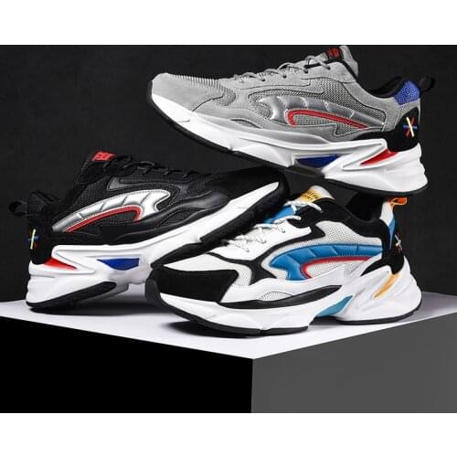 Spring and autumn brand mens shoes high quality breathable fashion trend comfortable suede platform outdoor sports shoes