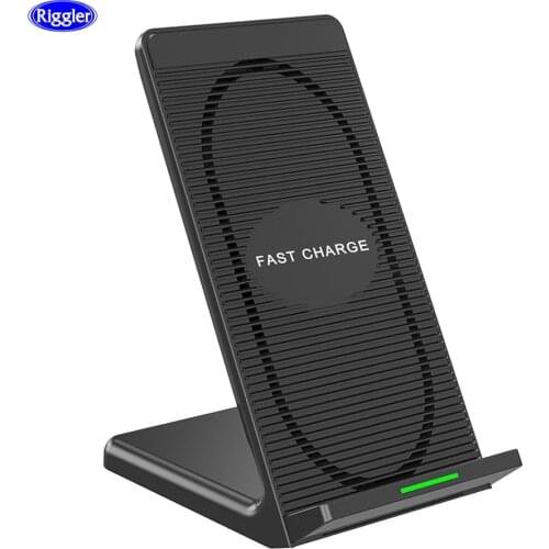 Desk Charging Station Wireless Charger Cooling Fan 10W Fast Charge Phone Holder for Iphone11pro 11 XS XR