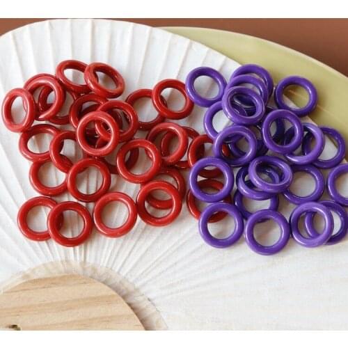 Saturation Playful Fat Acrylic Circle Japanese-style Retro Earrings DIY Accessory Homemade Ornament Handmade Material