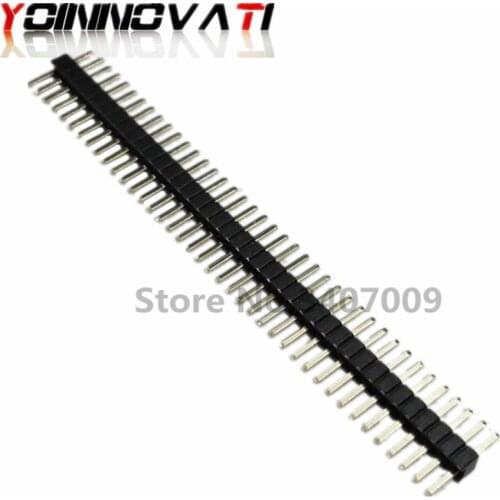 500pcs 1x40 Golden Pin Single Row Male via FedEx