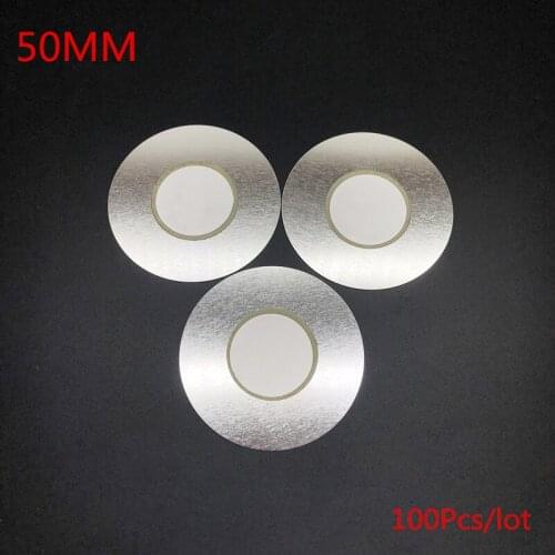 100Pcs/lot 50MM Iron piezoelectric Buzzer Ceramic 25mm 3.2KHZ alarm buzzer Piezo Ceramic buzzers speaker