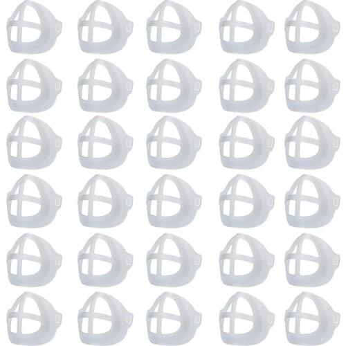 30PCS 3D Mouth Mask Support Breathing Assist Help Mask Inner Cushion Food Grade Silicone Mask Holder Mask Bracket mascarillas F9
