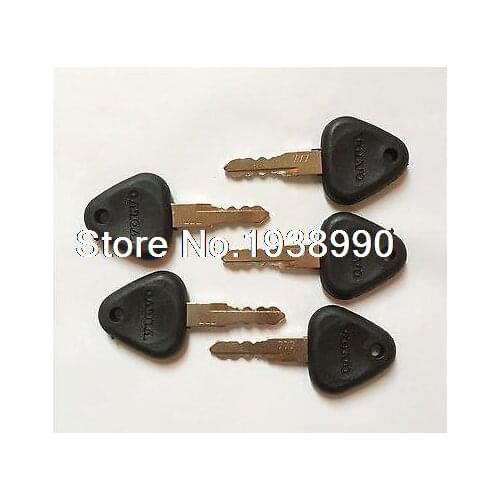 5Pcs Volvo Excavator & Heavy Equipment Key-Fits Many Models-777 Key